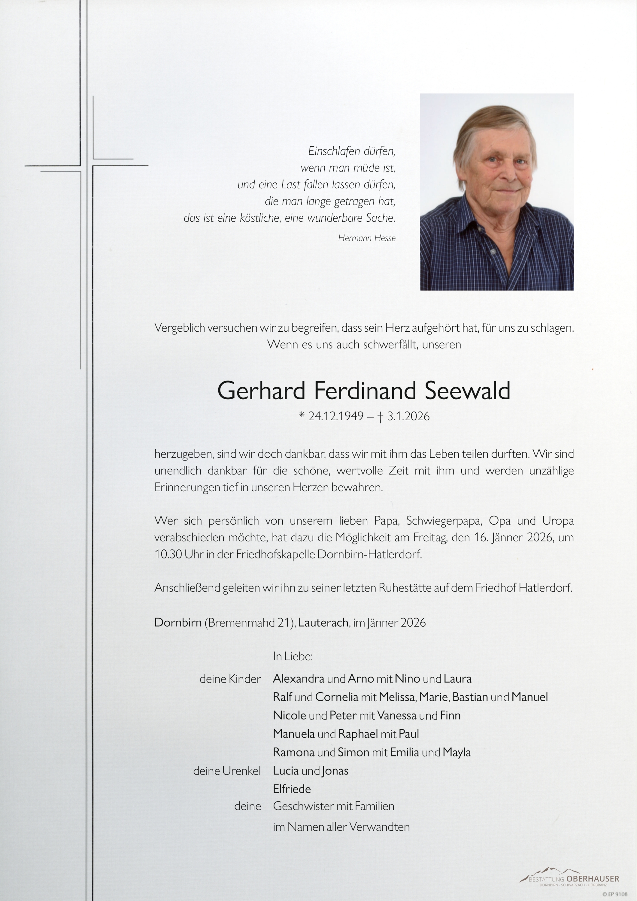 Gerhard Ferdinand  Seewald